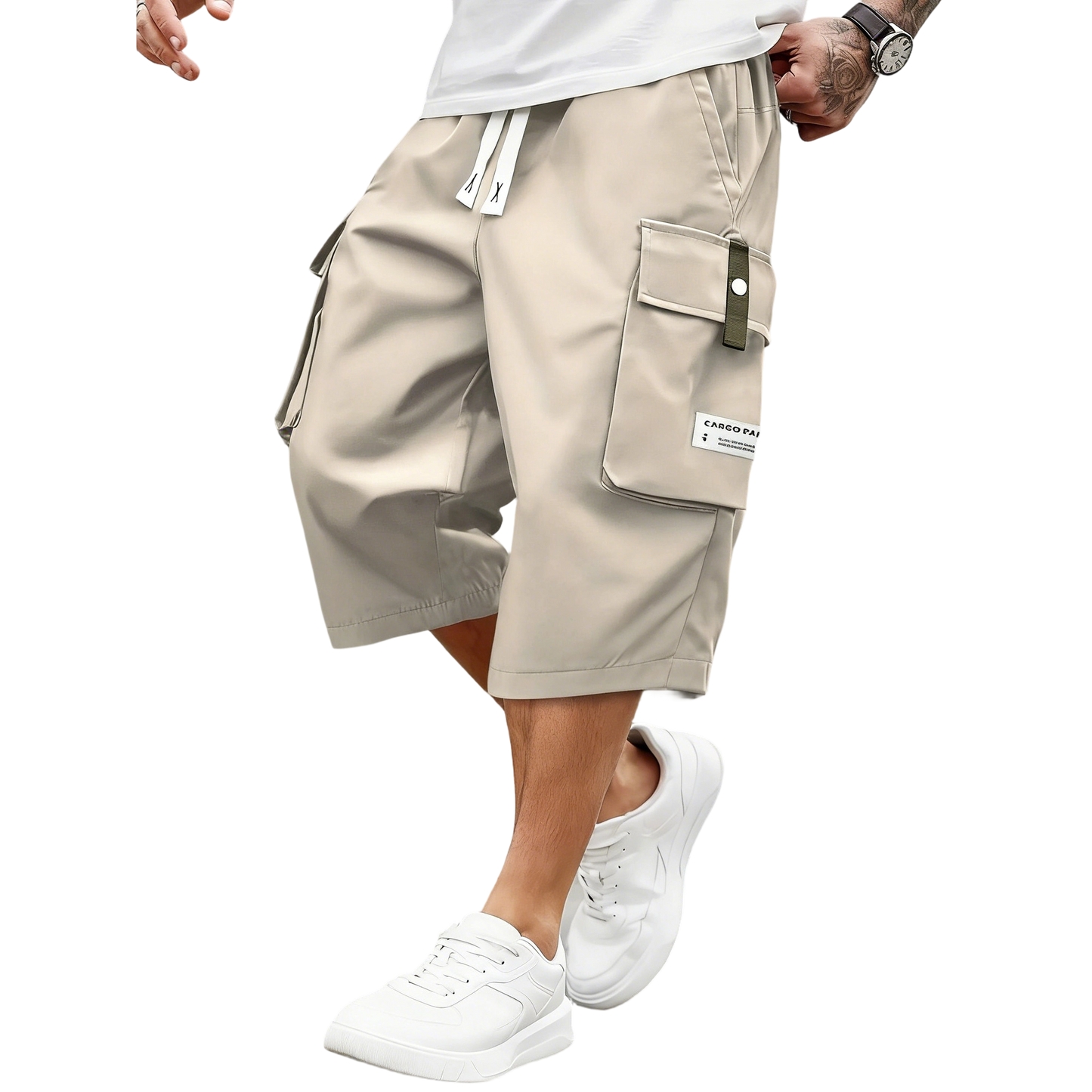 Men'S Summer Lightweight Cargo Pants(with back pockets)