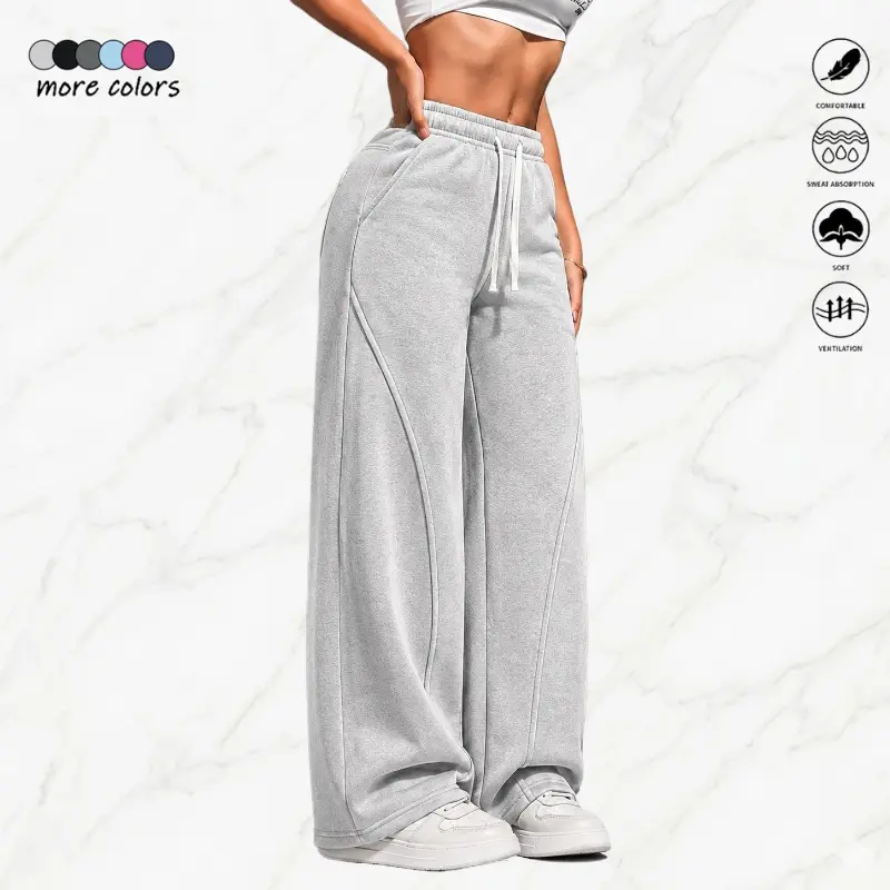 Women's Lightweight Breathable 100% Cotton Sweatpants