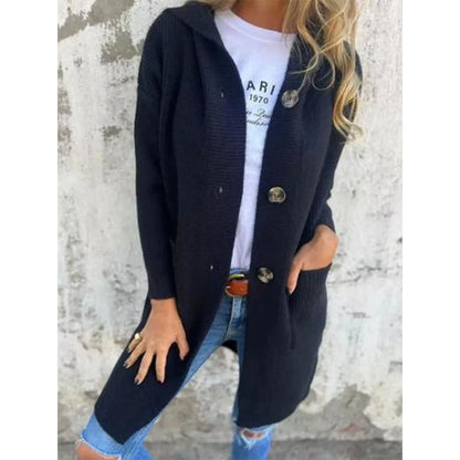 Damen-Strickjacke mit Knopfleiste