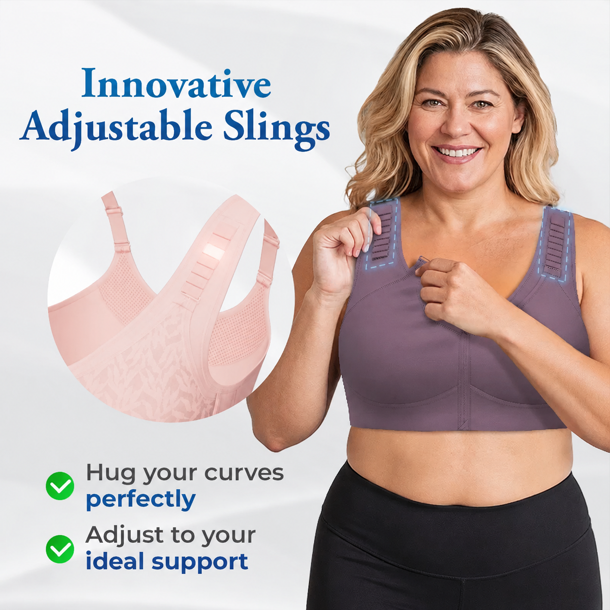 Ultimate Lifting Bounce Control Front Zipper Support Bra