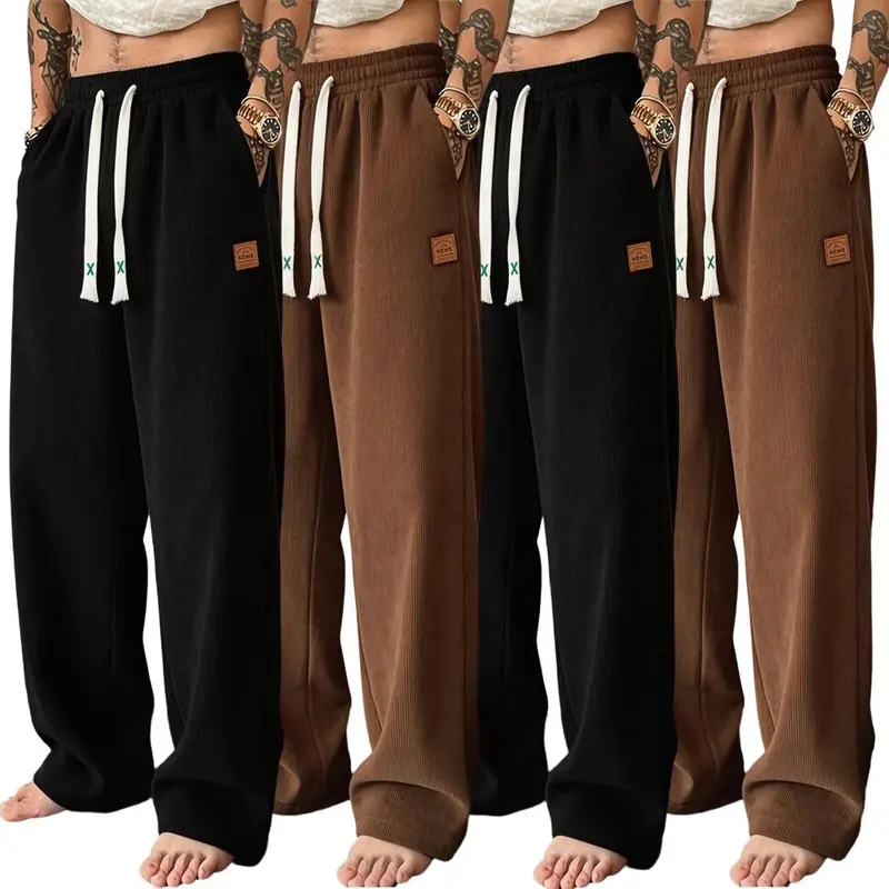 Men's Comfy Casual Pants with Functional Back Pockets