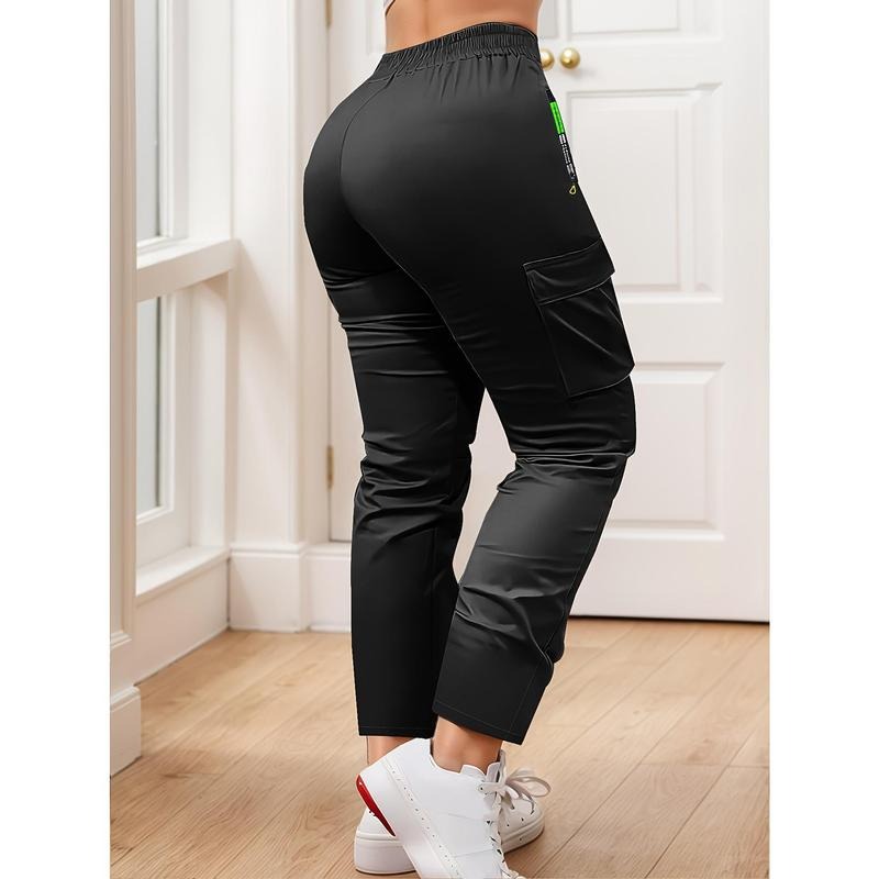 Women's work trousers - non-stretch trousers with adjustable drawstring waistband