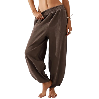 Elasticated Harem Palazzo Pants