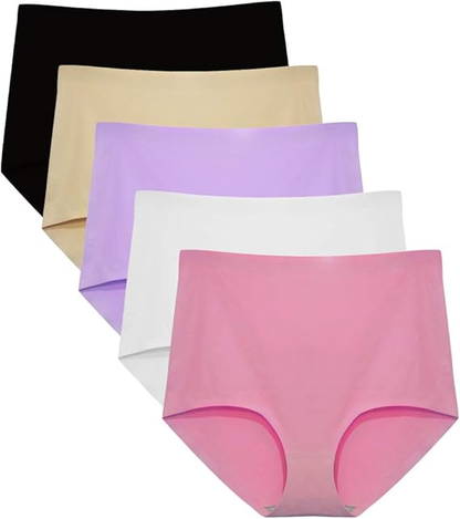 ❤️DEALS FOR YOU- No Show Underwear for Women High Waist Seamleass Briefs Panties