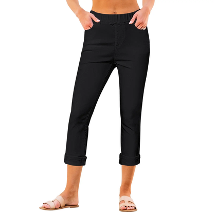 ❤️DEALS FOR YOU-Women's High-Waisted Pull-On Slim Fit Jeans