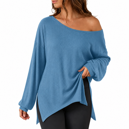 Women’s Oversized Off-Shoulder Sweatshirt
