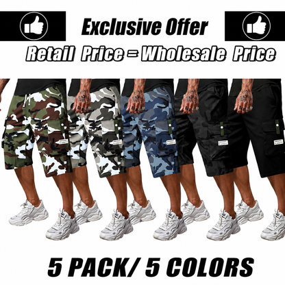 Men'S Summer Lightweight Cargo Pants(with back pockets)