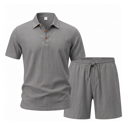 Men’s Linen Beach Two Piece Set