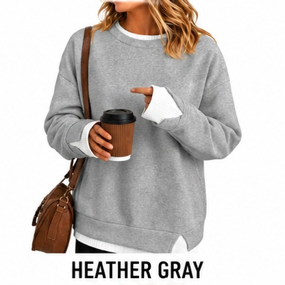 Women’s Layered Crewneck Sweatshirt