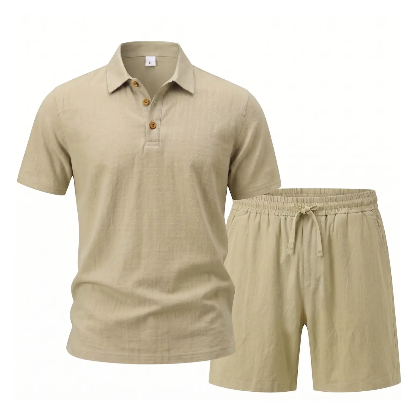 Men’s Linen Beach Two Piece Set