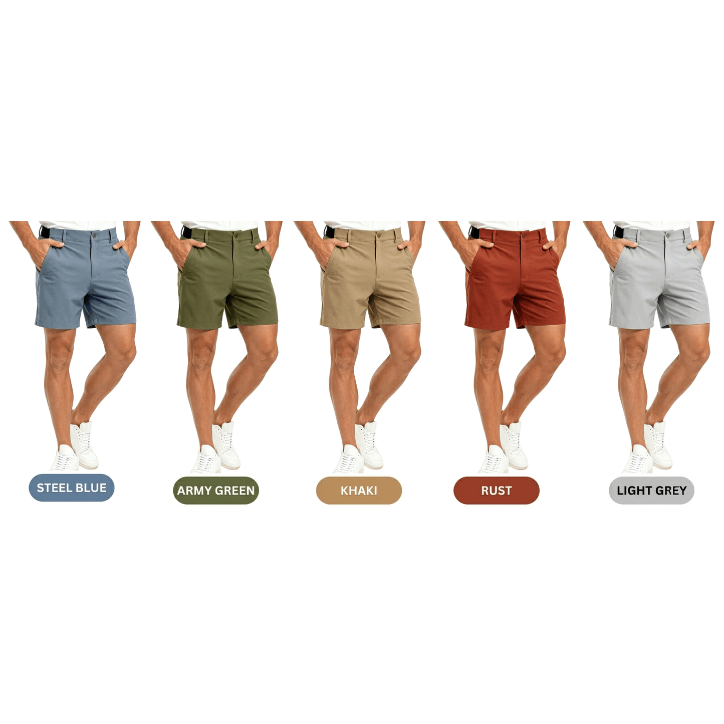Men's golf casual shorts