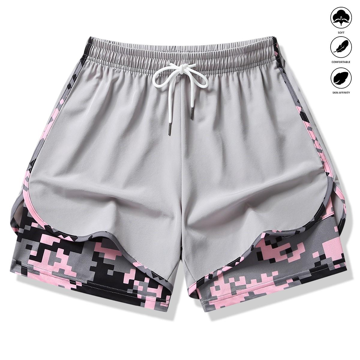 Women's 2-in-1 Athletic Shorts with Built-in Liner