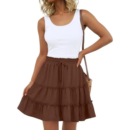 Women's Bohemian Style Midi Skirt
