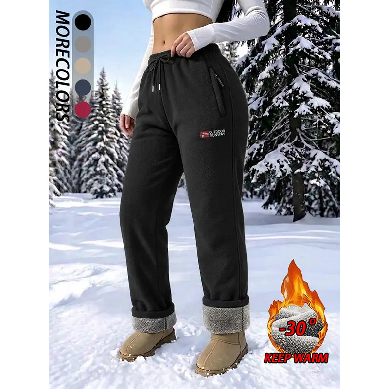 🔥Women’s 100% Cotton Fleece-Lined Warm Pants