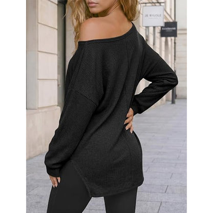 Women’s Oversized Off-Shoulder Sweatshirt