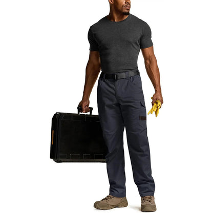 Men's Ripstop Work Pants ,Water Resistant  Outdoor Tactical Pants