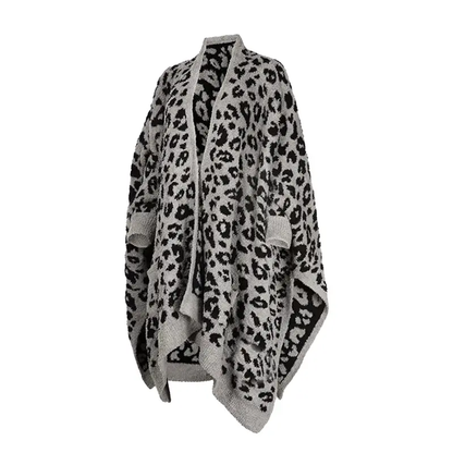 🔥Women's Sherpa Wearable Blanket Poncho - One Size (100% Cotton)
