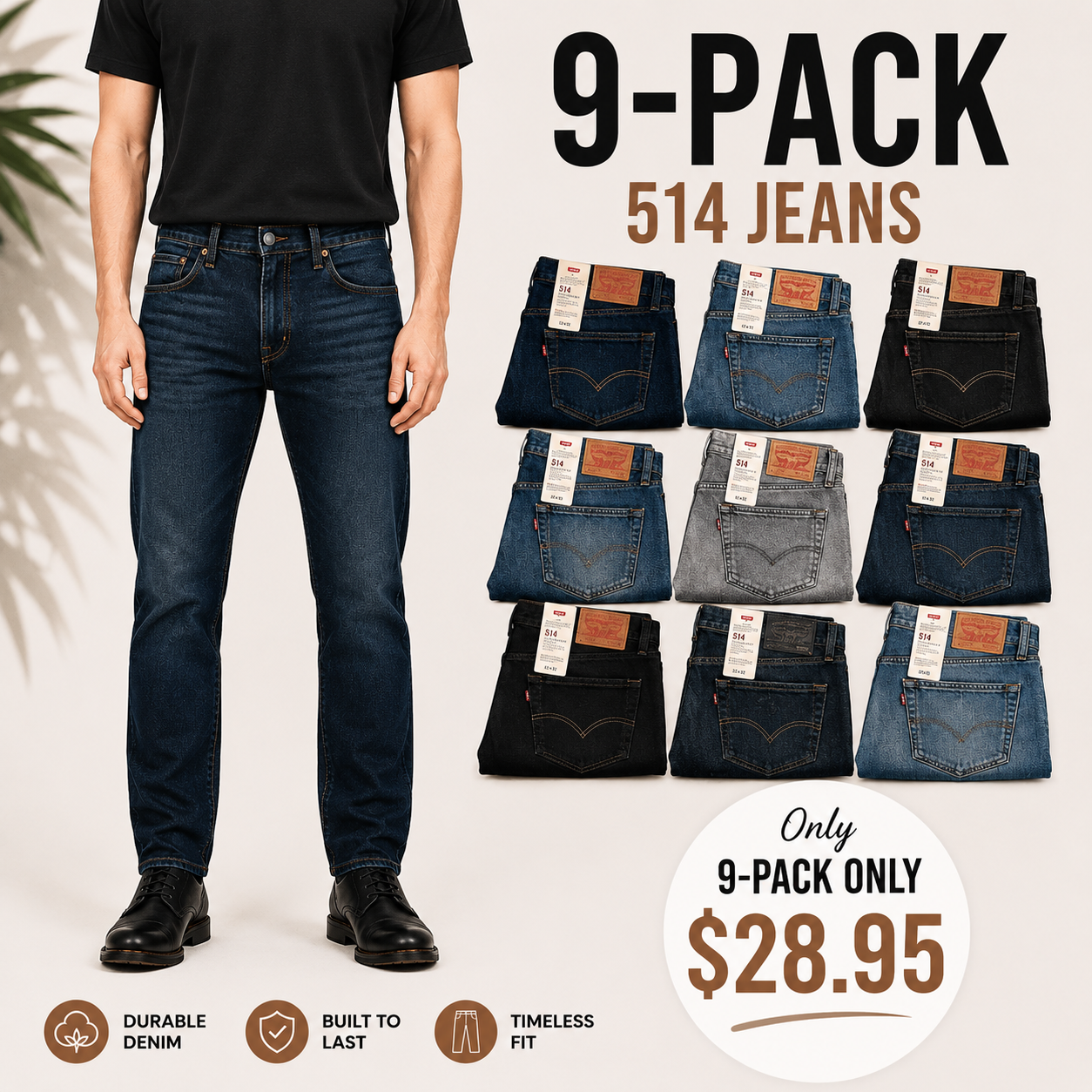 🔥BIG SALE, limited stock 🔥 514 and 501 ORIGINAL FIT JEANS