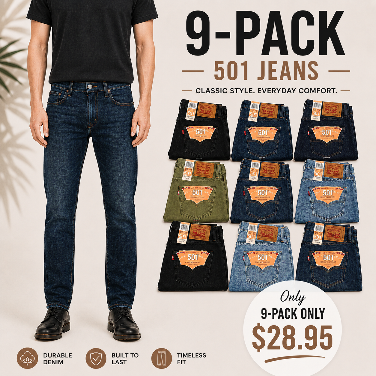 🔥BIG SALE, limited stock 🔥 514 and 501 ORIGINAL FIT JEANS