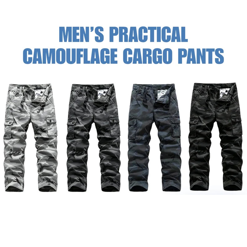 Men’s practical camouflage cargo pants