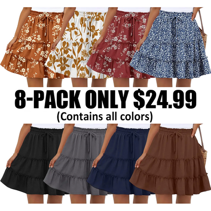 Women's Bohemian Style Midi Skirt