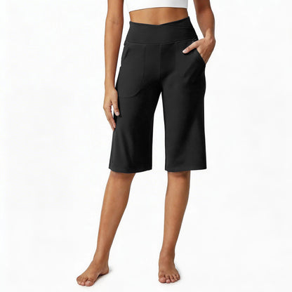Loose High-Waist Casual Cropped Yoga Pants(🌞Summer New Arrivals)