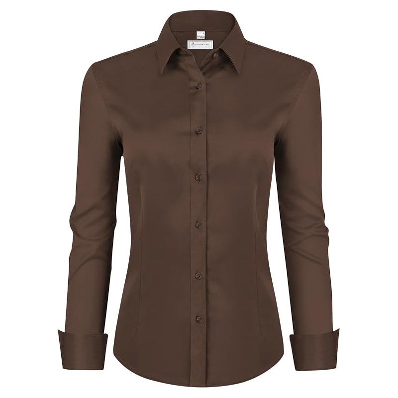 🔥Womens Classic-Fit Dress Shirts