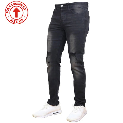 Men's Multi Pack Stretch Ripped Jeans