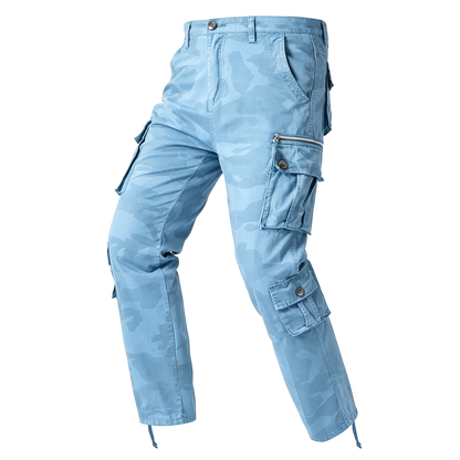 Men's Outdoor Camouflage Cargo Trousers – Durable ripstop fabric, multi-pockets