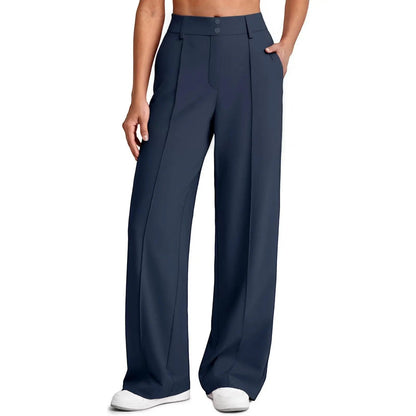 🔥Women's Straight Leg Ponte Yoga Pants with Pockets