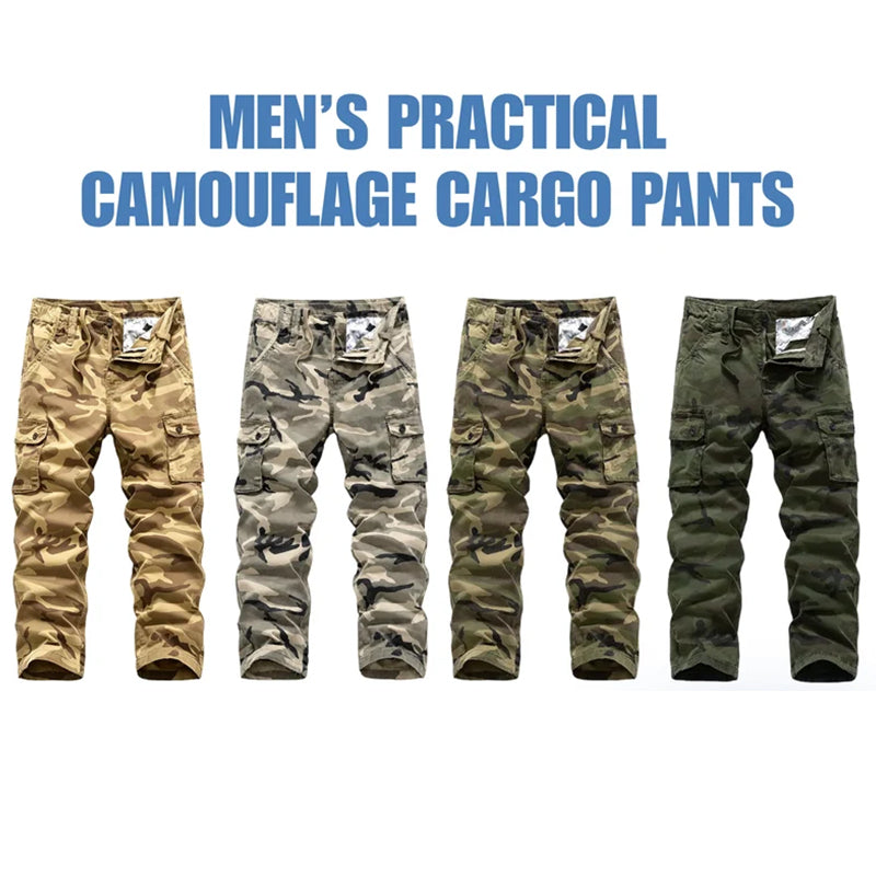 Men’s practical camouflage cargo pants