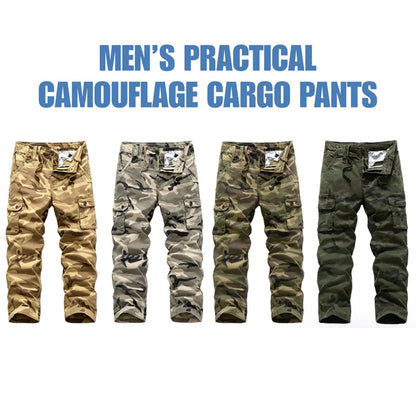 Men’s practical camouflage cargo pants
