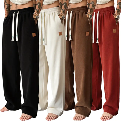 Men's Comfy Casual Pants with Functional Back Pockets