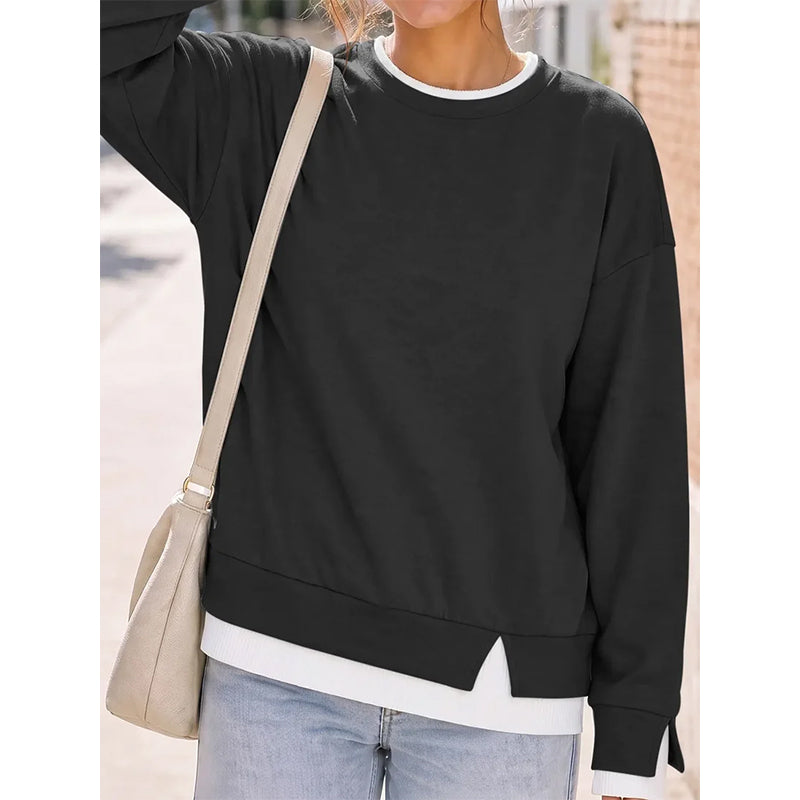 Women’s Layered Crewneck Sweatshirt
