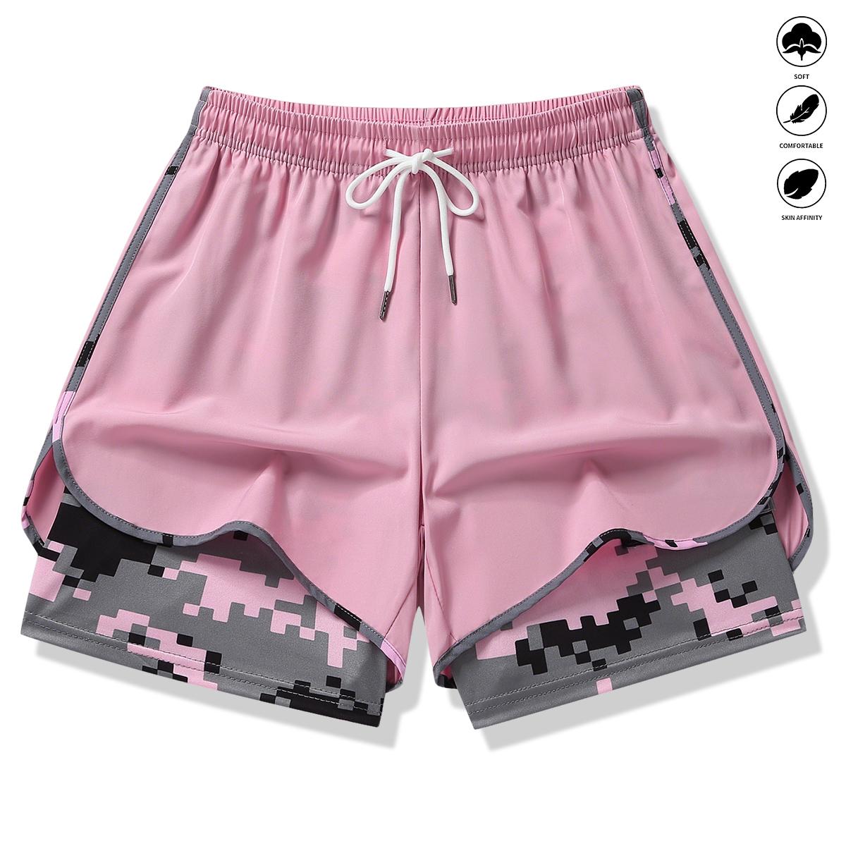 Women's 2-in-1 Athletic Shorts with Built-in Liner
