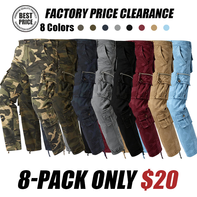 Men's Outdoor Camouflage Cargo Trousers – Durable ripstop fabric, multi-pockets