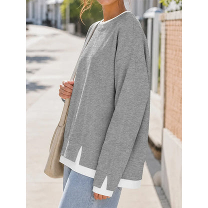 Women’s Layered Crewneck Sweatshirt