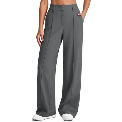 🔥Women's Straight Leg Ponte Yoga Pants with Pockets