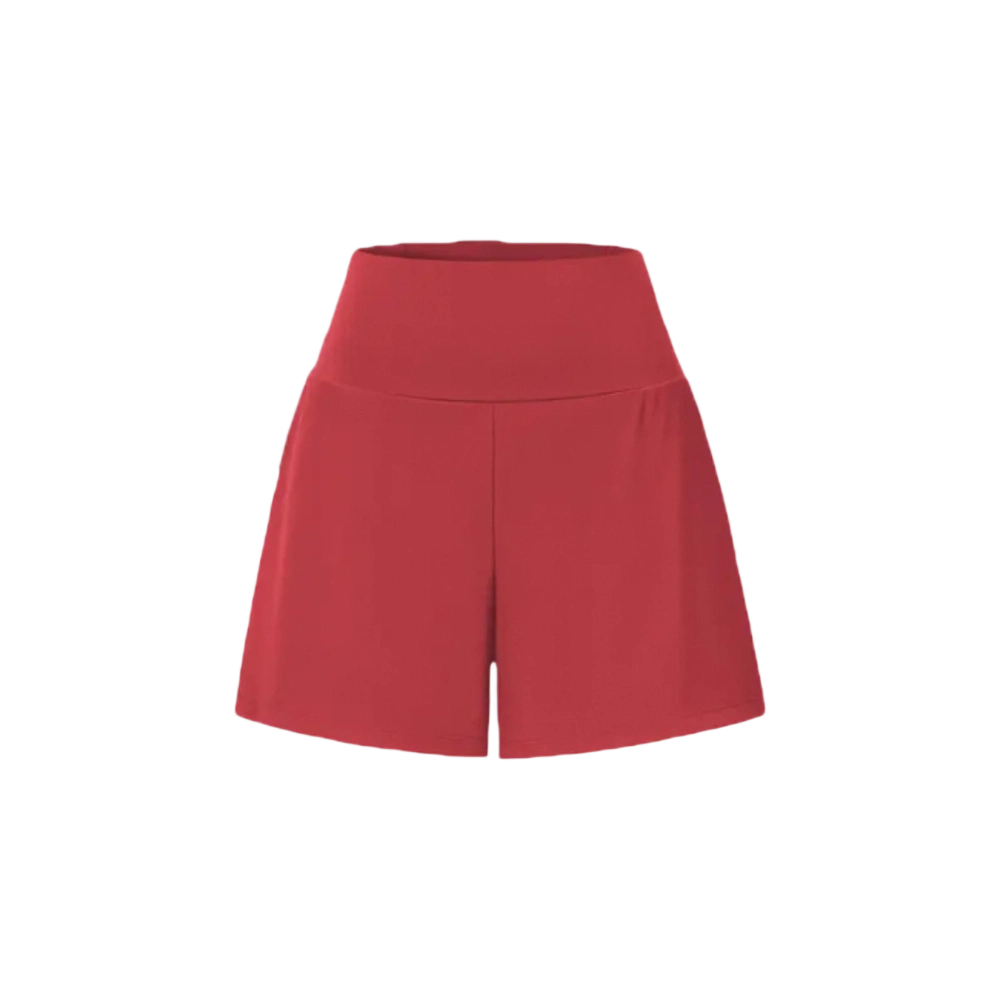 Super High Waisted Back Pocket & Side Hidden Pocket 2-in-1 Yoga Shorts