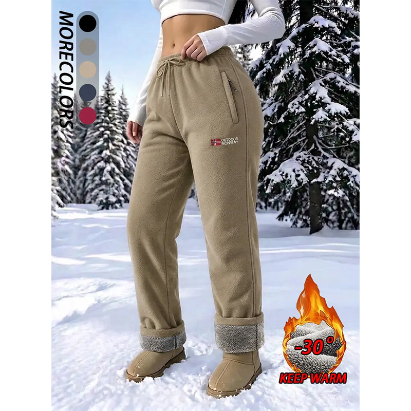 🔥Women’s 100% Cotton Fleece-Lined Warm Pants