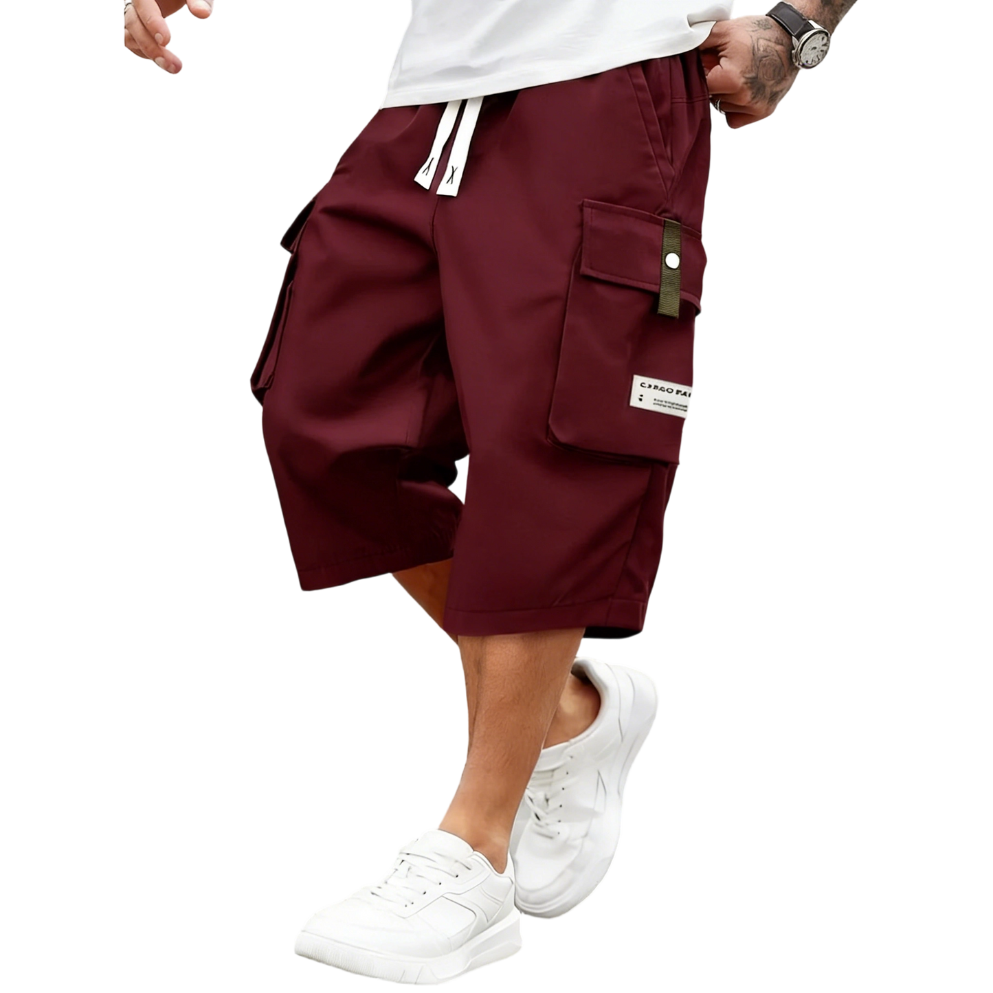 Men'S Summer Lightweight Cargo Pants(with back pockets)