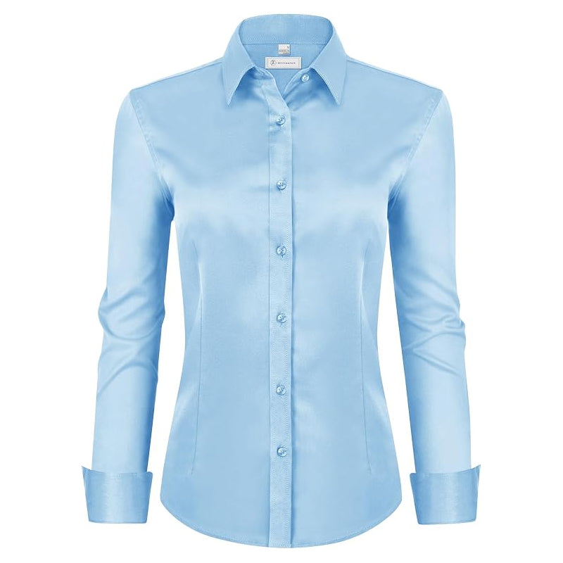 🔥Womens Classic-Fit Dress Shirts