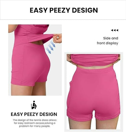 🔥Last day promotion🔥Plush Backless Active Dress-Easy Peezy Edition