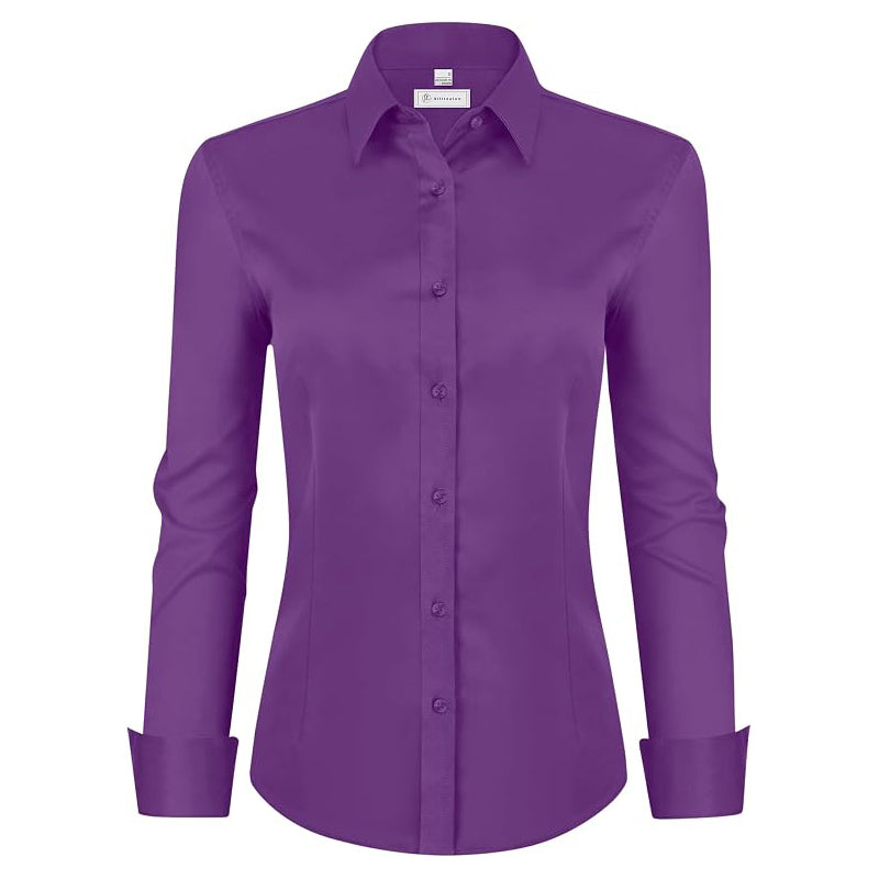 🔥Womens Classic-Fit Dress Shirts