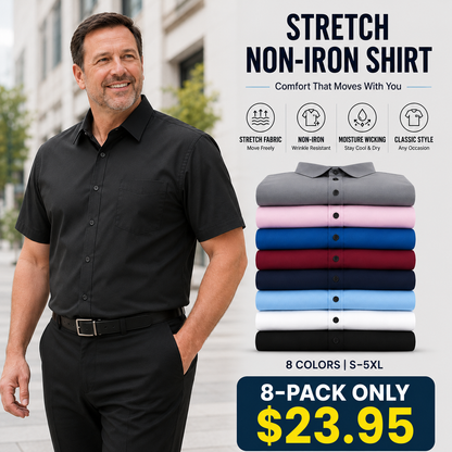 ☀️Summer Best🔥Daily 1000+ Sold｜Stretch Non-Iron Shirt💕