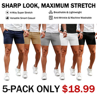 5-inch slim-fit shorts-A