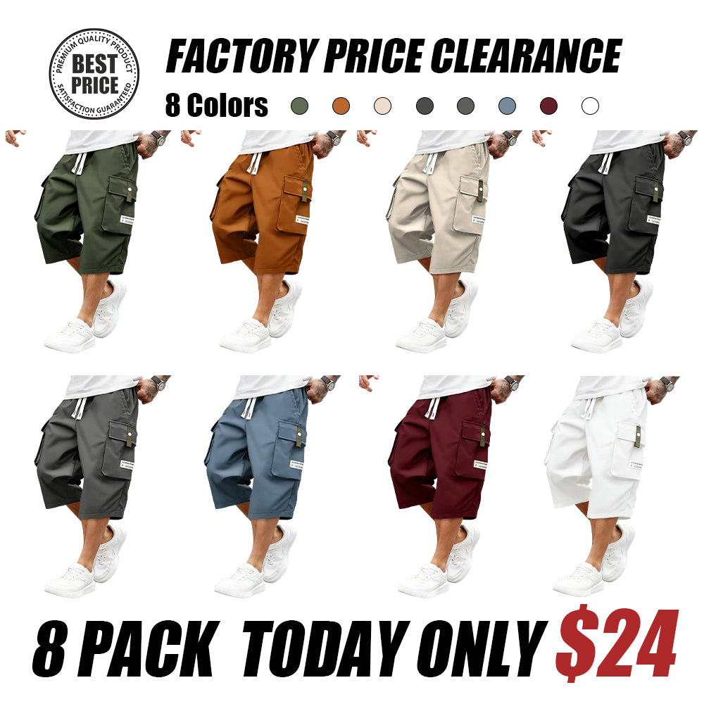 Men'S Summer Lightweight Cargo Pants(with back pockets)
