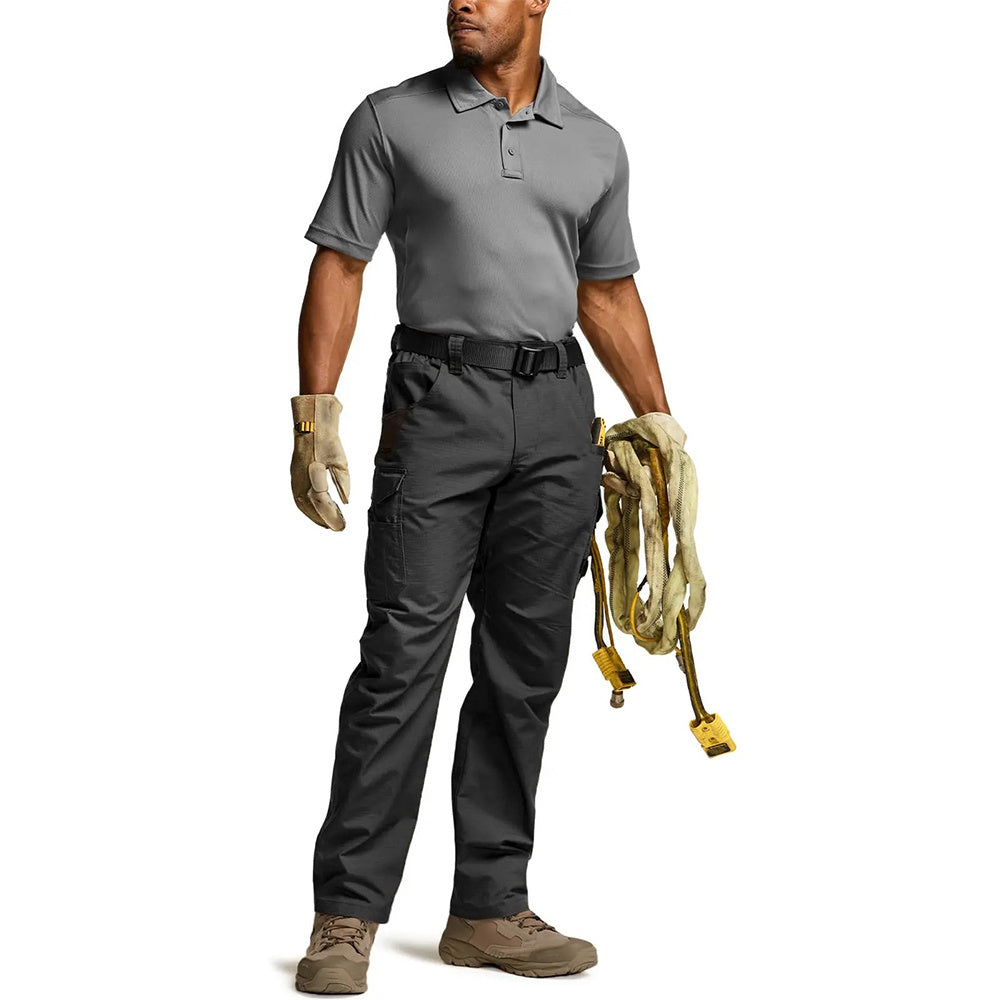 Men's Ripstop Work Pants ,Water Resistant  Outdoor Tactical Pants