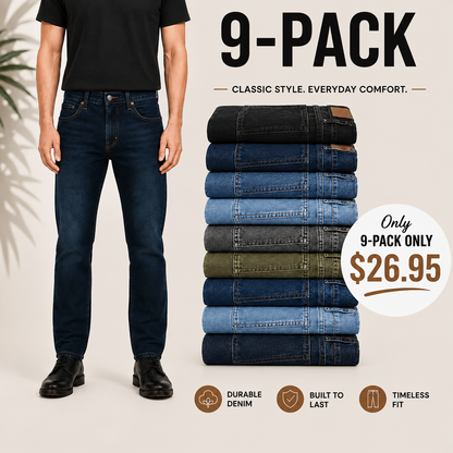 Clearance sale, limited stock — CLASSIC FIT JEANS
