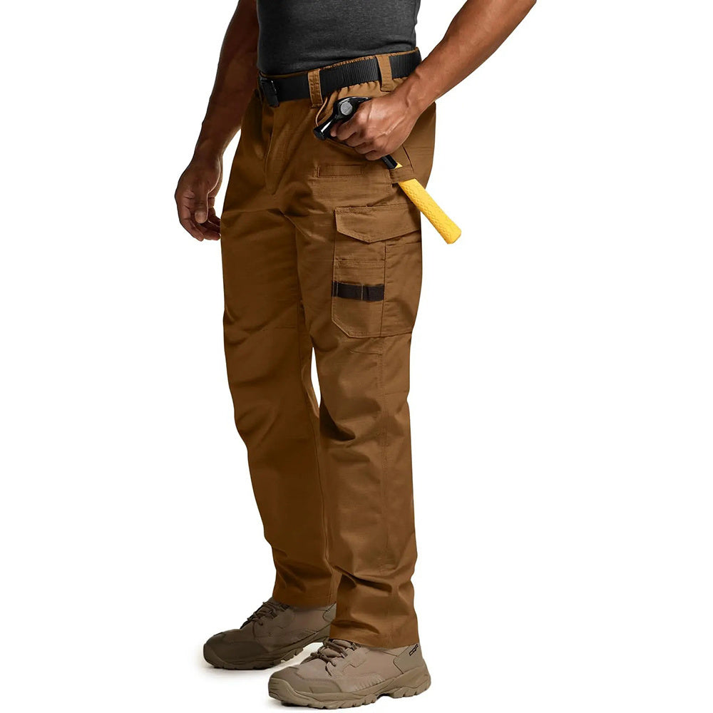 Men's Ripstop Work Pants ,Water Resistant  Outdoor Tactical Pants